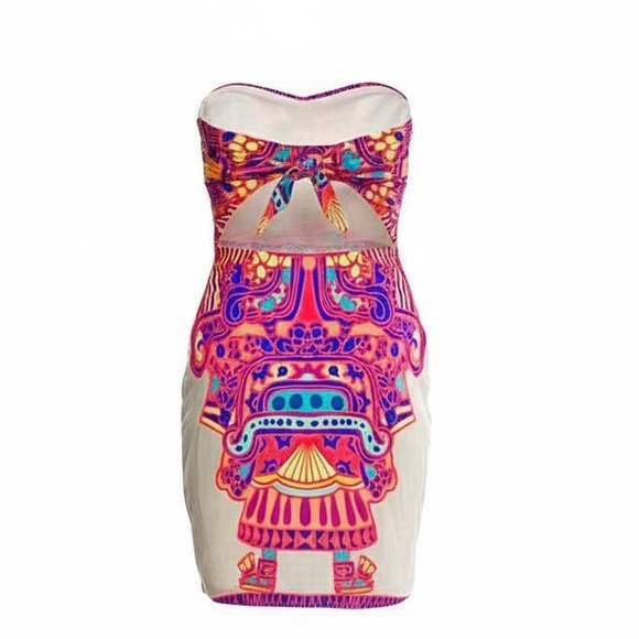 Mara Hoffman Vibrant Strapless Dress 0 - Picture 5 of 5